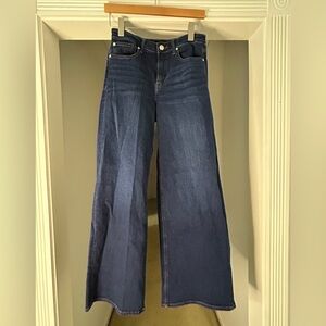 Quince Dark Blue Flare & Wide Leg Jeans, length 30”
Bella stretch wide leg